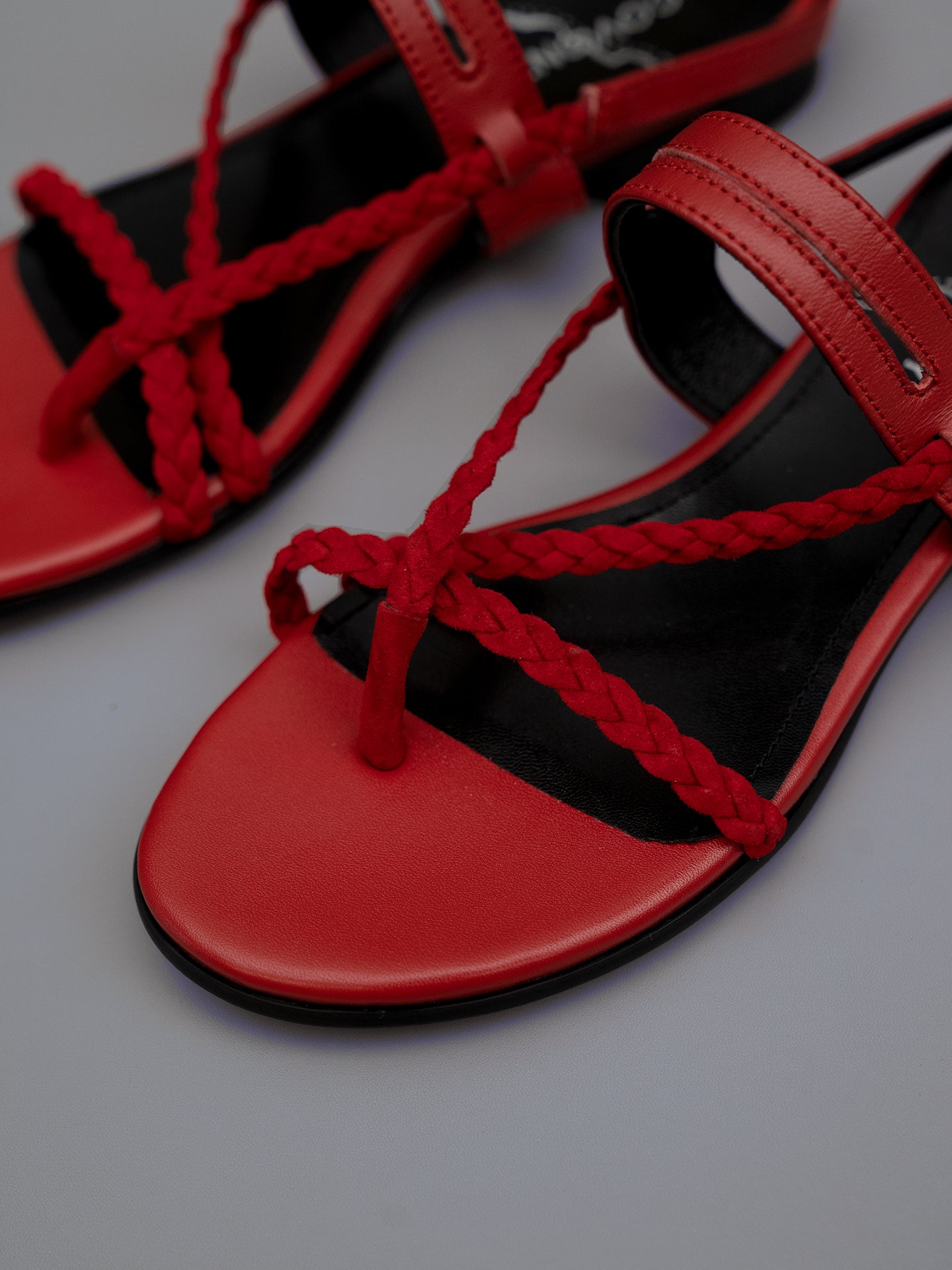 COVONTY Braided Strap Sandals