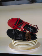 COVONTY Braided Strap Sandals